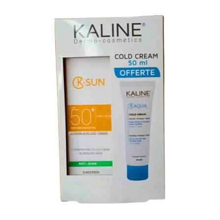KALINE PACK CREME INVISIBLE SPF50 P.MIXTE + CREME HYDRATANT